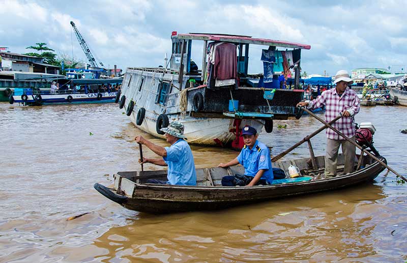 81 - Vietnam - delta del Mekong - mercado flotante de Cai Be